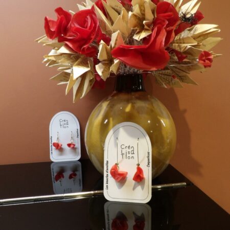 Dormeuses coquelicot